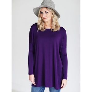 Piko 1998 • Women’s Plum Long Sleeve Tunic